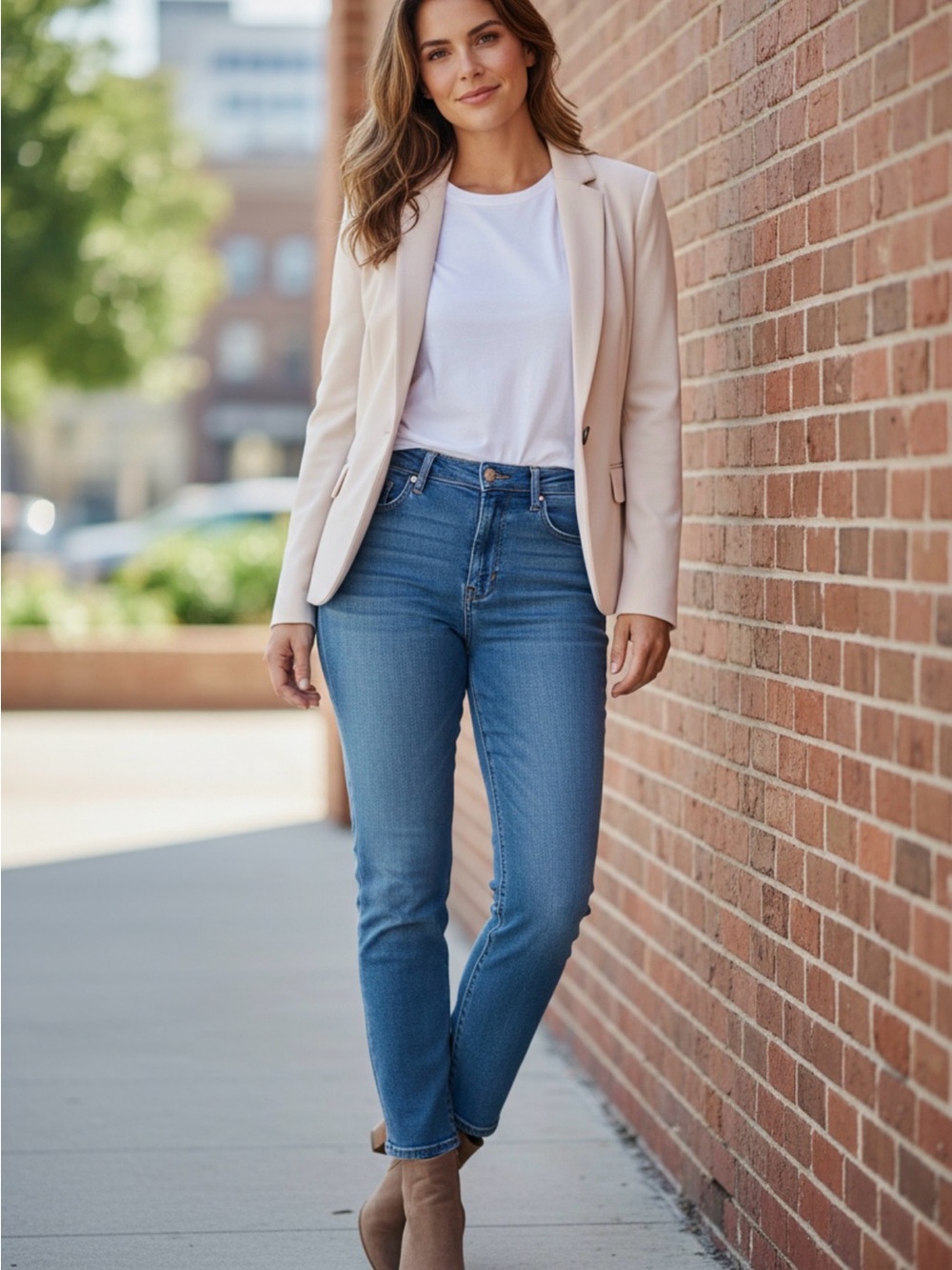 Express Cropped Fitted Editor Blazer Size 14 Best fit Large or smaller